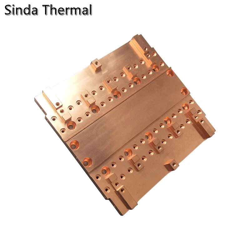copper machined heat sink
