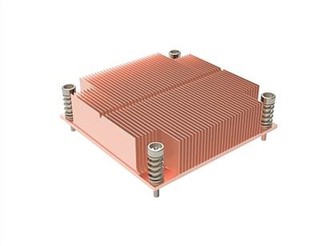 Disipador de calor de CPU de aleta biselada de cobre Intel LGA 1700