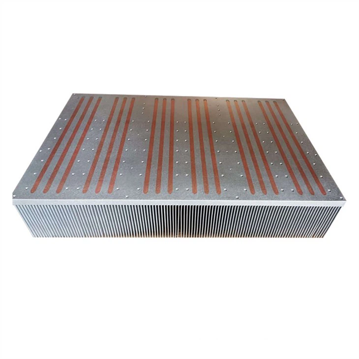 Disipadores de calor de inversor de aleta raspada de aluminio