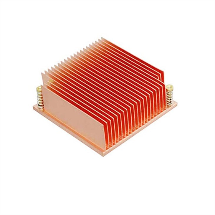 Disipadores de calor de CPU con aleta de corte de cobre