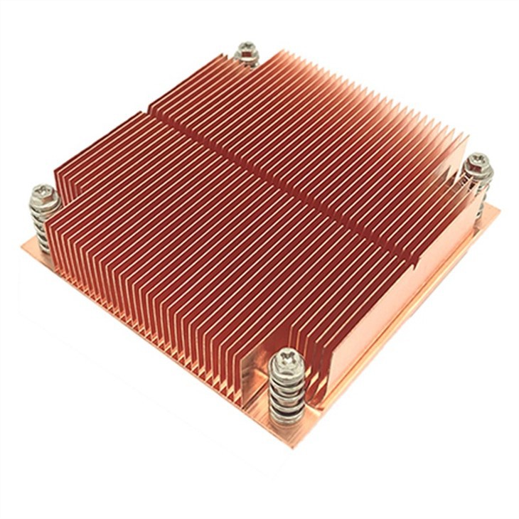 Copper Skiving Fin GPU Heat Sink
