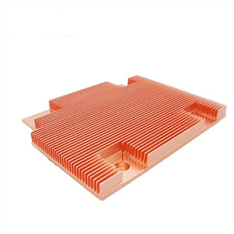Disipador de calor IGBT de aleta raspada de cobre